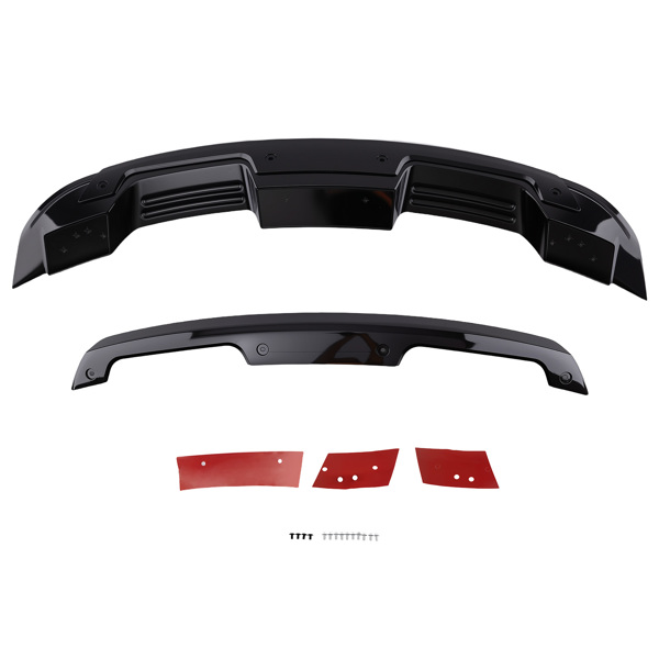 Rear Spoiler Wickerbill fit fit for Ford Mustang 2-Door 2015-2022 Gloss Black-6