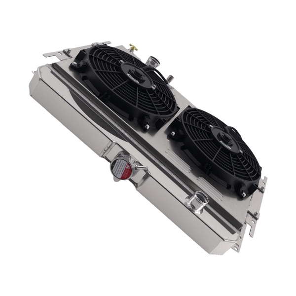 3 Row AT Radiator Fan fit for Chevrolet Bel Air/El Camino/Impala 1963-1968 MC289 Kit-2