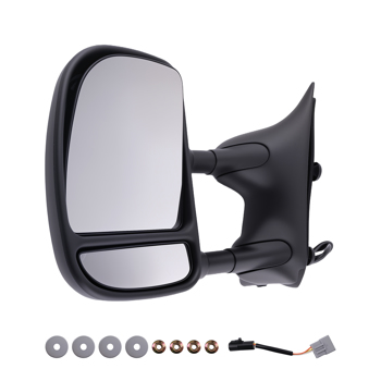 Left Side Mirror fit for Ford F-250 F-350 F-450 F-550 2008-2016 Black Chrome