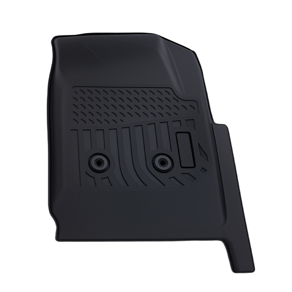 Anti-Slip Carpet Floor Mats fit for Chevy Colorado Crew Cab 2015-2022 Black TPE-3