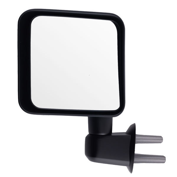 Left Manual Mirror Textured fit for Jeep Wrangler Unlimited 2007-2018 Black-2