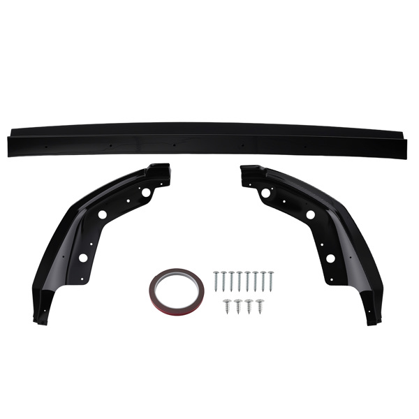 Bumper Lip Spoiler Kit fit for BMW G20 G21 330i M Sport 2019-2021 Front Lower Black-6