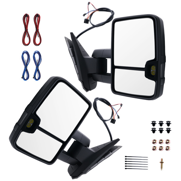 Heated Towing Mirror fit for GMC Sierra 3500 HD 6.6L 2007-2014 15907124-6