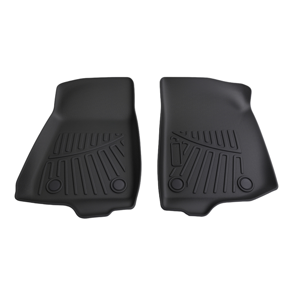 Floor Mats Liner fit for Jeep Wrangler JL 4-Door 2018-2024 TPE Black All Weather-5