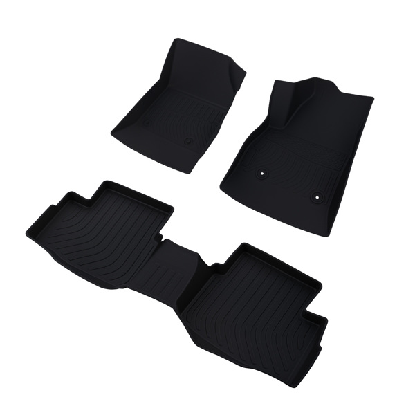 Carpet Floor Mats fit for Chevrolet Cruze 2016-2019 TPE Waterproof Floor Liners-6
