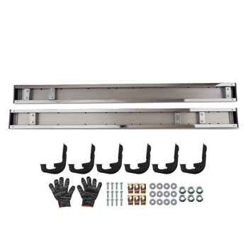 Running Boards Side Steps fit for Silverado/GMC Sierra 07-18 19 Double/Extended Cab