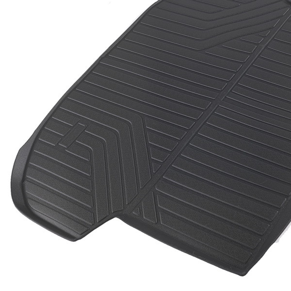 Black Trunk Mat Liner fit for Hyundai Santa Fe 21-23 Cargo Liner Mat Waterproof TPE-3