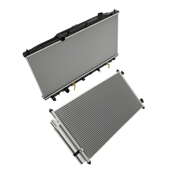 Coolant Radiator & Condenser fit for Honda Accord EX/HFP 3.5L V6 2008-2012 DPI2989-6