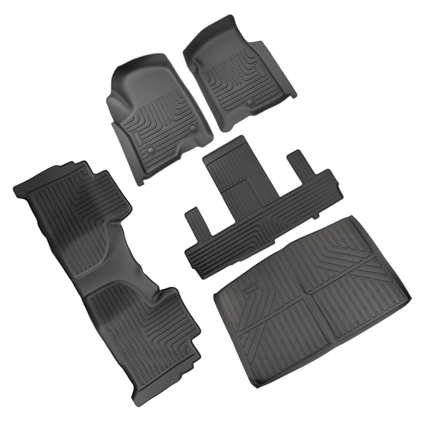 Carpet Floor Mat Liner fit for Chevrolet Suburban GMC Yukon XL 21-25 TPE All-Weather-6