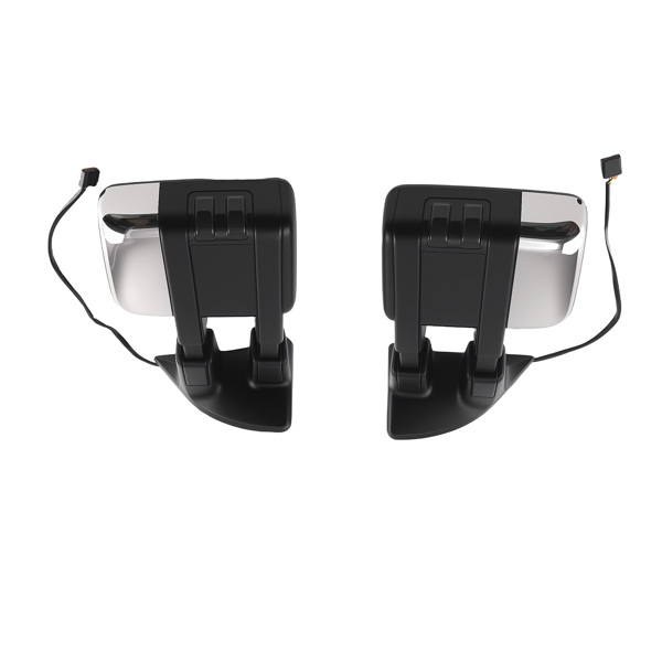 Pair Power Signal Arrow Light Heated Chrome Tow Mirrors fit for 99-07 Ford F250 450-2