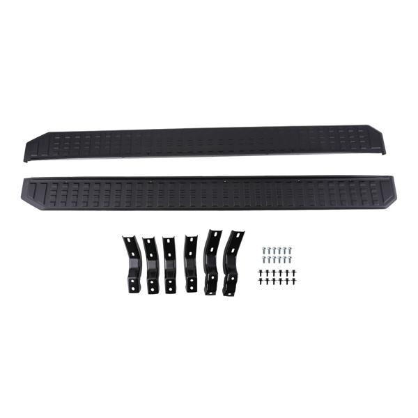 Aluminum Side Running Boards fit for Toyota Land Cruiser 2024-2025 Black Nerf Bars-6