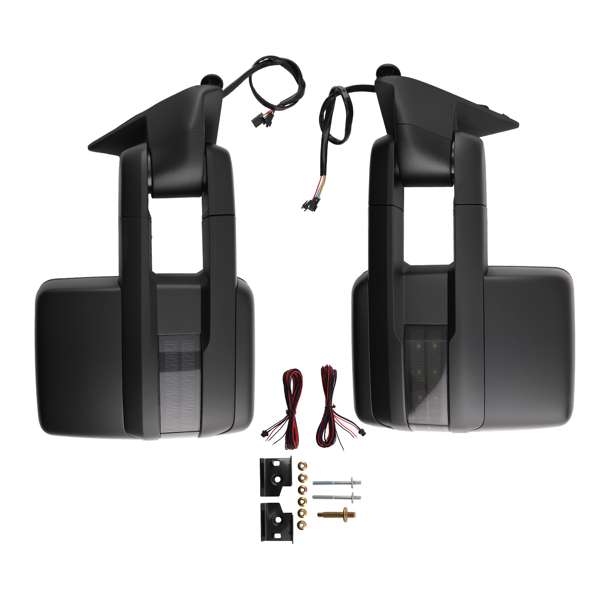 Left Right Mirror fit for GMC C1500/C3500 1988-2001 SC05097IT921TU Black Power-6