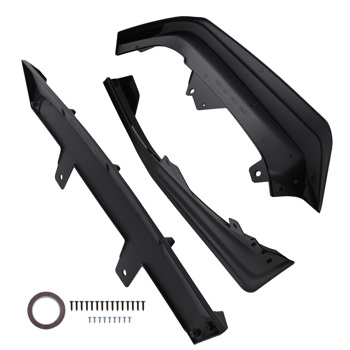 Bumper Protection Guard fit for Honda Accord 21-22 Front Lower Black Plastic