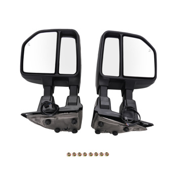 Heated Side Mirror Pair fit for Ford F-250 F-350 F-450 Super Duty 2008-2016