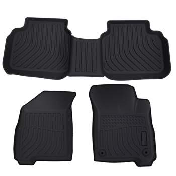 All-Weather TPE Floor Mats fit for Dodge Journey 2011-2020 Black Custom Fit Set