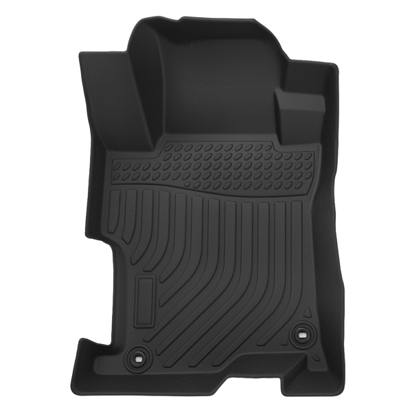Black Rubber Floor Mat Set fit for Honda Accord Sedan 2008-2012 TPE Car Carpet-1