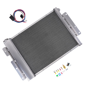 3 Row Radiator Shroud Fan Relay Kit fit for Chevy Camaro V8 5.0L 1969 AE370