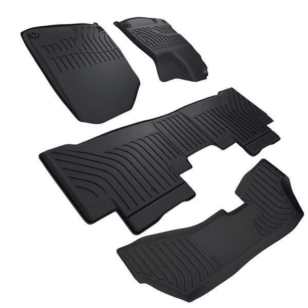 All-Weather TPE Anti-Slip Floor Mats fit for Acura MDX 2014-2020 7 Seat Car Carpet-2
