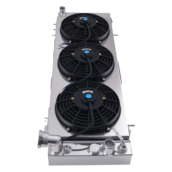 3 Row Aluminum Radiator w/ Shroud Fan fit for Jeep Cherokee 2.5L 1995-2000 MC1193-3