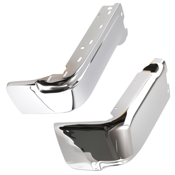 Chrome Left Right Bumper Ends fit for Ford F150 2009-2014 9L3Z17906A Rear Steel