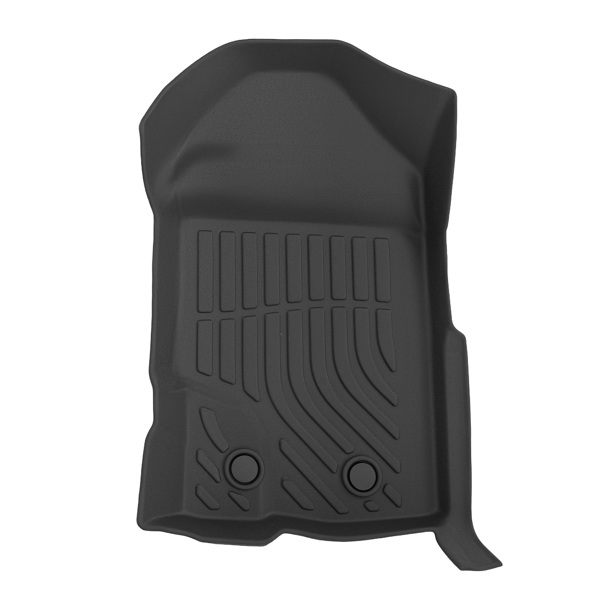 All Weather Floor Mats fit for Ford Ranger SuperCrew Cab 2019-2023 Black TPE Car Mat-1