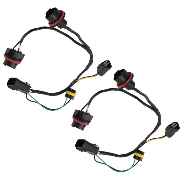 2PCS Headlight Socket Harness fit for Chevrolet Silverado 1500 07-14 15841609-6