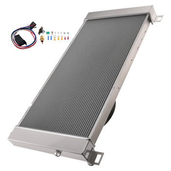 3 Row Radiator Shroud Fan fit for Chevy Suburban Tahoe 4.8 5.3 6.0 V8 2000-2011