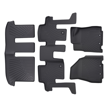Complete Floor Mats fit for Nissan Pathfinder Infiniti QX60 2013-2020 Waterproof TPE