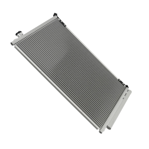 Aluminum Coolant Radiator & AC Condenser fit for Honda Civic 1.8L 2.0L Coupe 06-11-2
