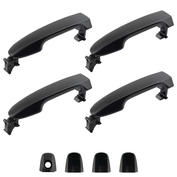 Exterior Door Handle fit for Toyota Camry 12-17 6921106090 Plastic Black 4x