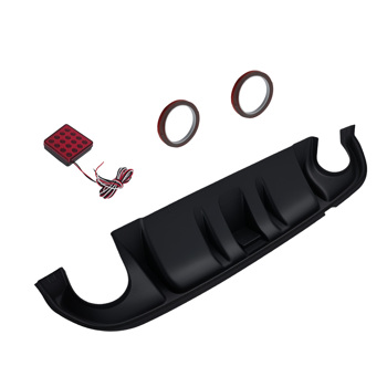 New Rear Lip fit for 2014-2017 Infiniti Q50 Bumper Diffuser Wing Gloss Black Style