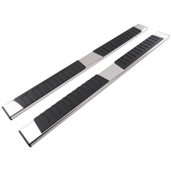 Black Side Running Board fit for Chevy Silverado 1500 Double Cab 1999-13 500LBS-6