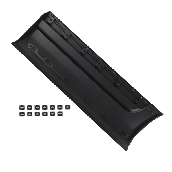 Door Trim Molding Lower Right Rear fit for Ford Explorer 2011-2015 Black ABS-6