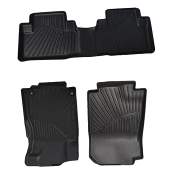 All-Weather Floor Mat Set fit for Honda CR-V 2012-2016 Black TPE Waterproof Car Mat