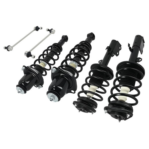 6PCS Front Rear Struts & Coil Spring Sway Bar Kit fit for 2004-2009 Toyota Prius-6