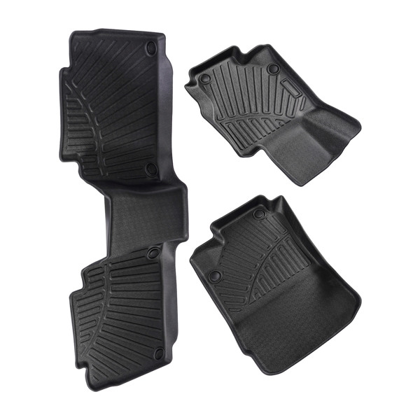 Floor Mats 2 Row Liner Set fit for Mercedes Benz GLE 2020 2021-2024 2025 Rubber TPE-6