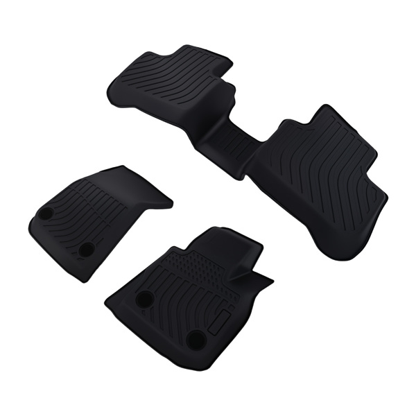 Black Anti-Slip Floor Mats fit for BMW X3 X4 2018-2025 TPE Easy Clean All-Weather-2