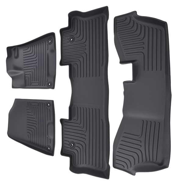 3 Row Floor Mats Liner fit for Honda Pilot 8 Passenger 16-22 All-Weather Car Carpet-6
