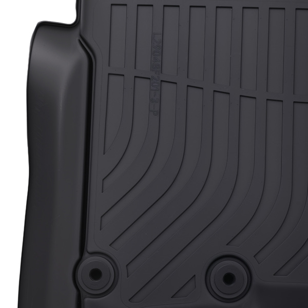 Anti-Slip TPE Floor Mats Liner fit for Nissan Titan Crew Cab 2017-2021 Black Set-3