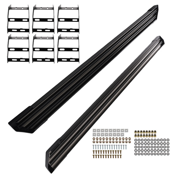6 Inch Side Steps fit for Ford F-150 SuperCrew Cab 2015-2026 Non-Slip Protection-6
