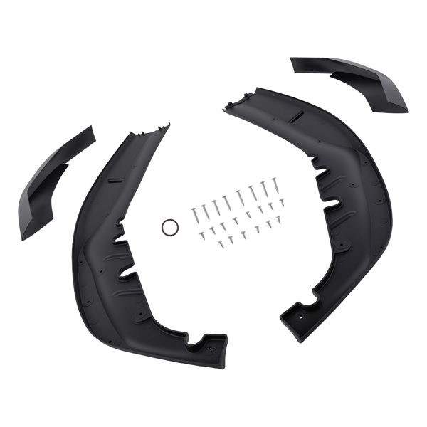 Carbon Style Front Extension fit for BMW G30 G31 5 Series M Sport 2017-2020 4PCS-6