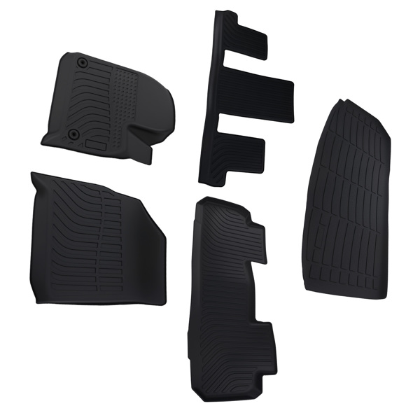 All Weather Floor Mats fit for Chevrolet Traverse 2018-2024 with Cargo Liner TPE-6