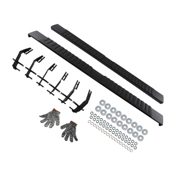 Non-Slip Side Step Running Board  fit for Ford F-150 Super Crew Cab 2015-2025 Black