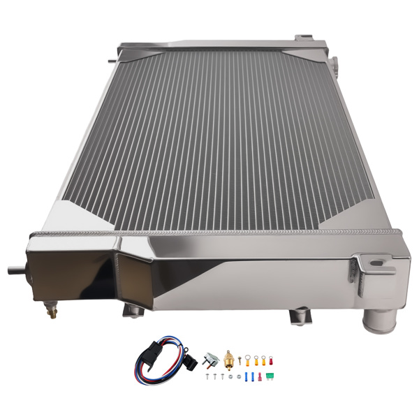 4 Row Aluminum Radiator Shroud Fan fit for Dodge Ram 2500/3500 5.9L Diesel 1994-2002-6