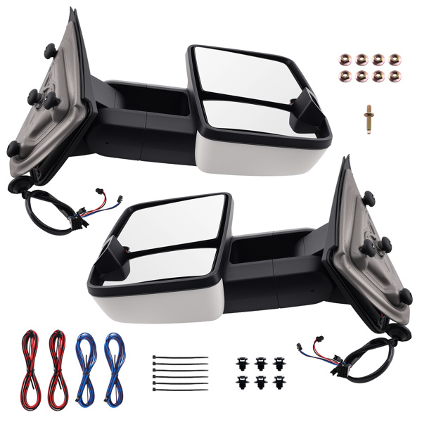 Power Tow Mirror fit for Chevy Silverado 2500/3500 2014-2019 Heated LED Signal LR-6