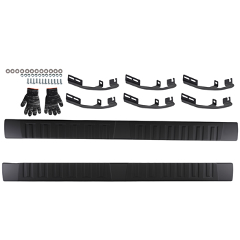 Nerf Bars Side Steps fit for Chevy Silverado GMC Sierra Crew Cab 2019-2025 Anti-Slip