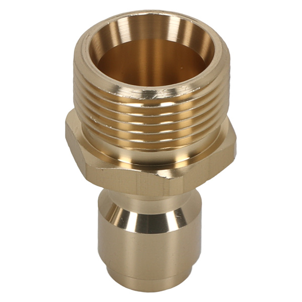 High Pressure Washer Adapter M22-15 Swivel to 3/8" QC  Brass Connection Kit 4pc-5