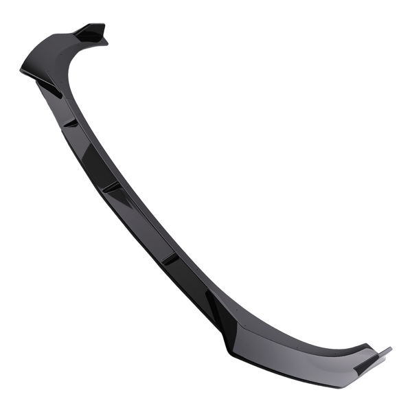 Front Bumper Apron Lip fit for Hyundai Elantra 2021-2024 Gloss Black Plastic Lower-1
