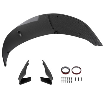 Front Bumper Lip Spoiler Body Kit Carbon Fiber Look fit for BMW 5 Series F10 11-16