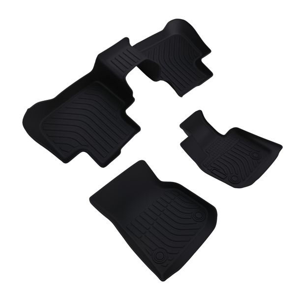 Black Anti-Slip Floor Mats fit for BMW X3 X4 2018-2025 TPE Easy Clean All-Weather-4